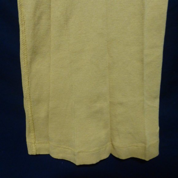 G:21, size small, long mustard yellow ribbed tank top, 100% cotton, GUC - Picture 7 of 12